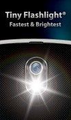 Using Tiny Flashlight android apps turn your mobile as a Torch