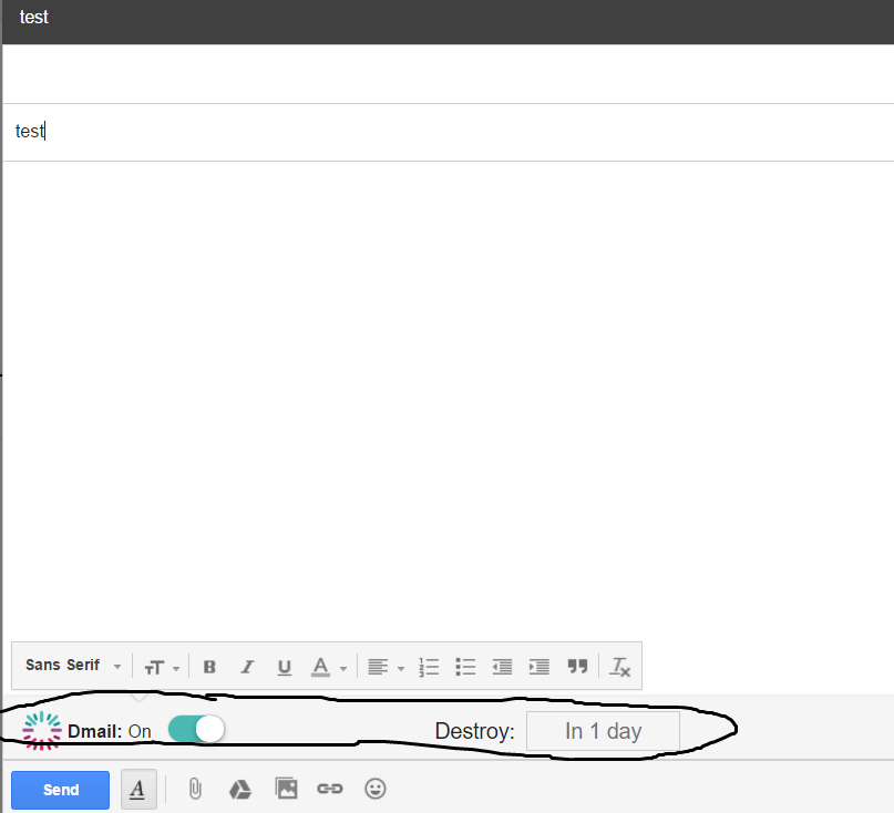How To Send Auto Delete Email Using Dmail