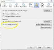 How to secure login password in Firefox using master password