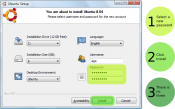 Install Ubuntu Linux OS just like a windows program using Wubi installer